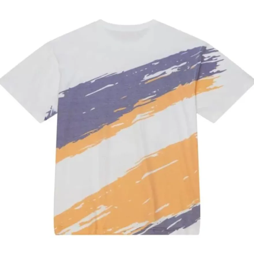 Mitchell & Ness T-Shirts & Tops-Paintbrush Sublimated Ss Tee Los Angeles Lakers