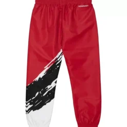Mitchell & Ness Pants-Paintbrush Warmup Pant Chicago Bulls