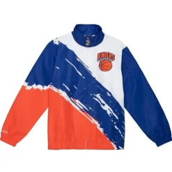 Mitchell & Ness Jackets & Outerwear-Paintbrush Windbreaker New York Knicks