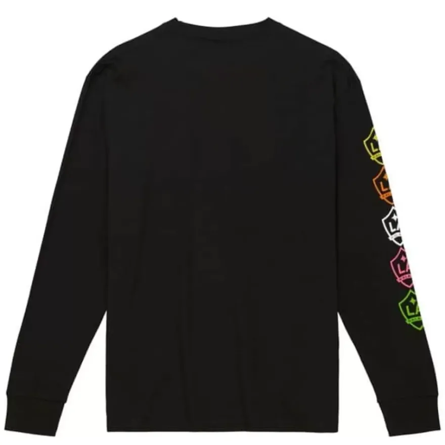 Mitchell & Ness T-Shirts & Tops-Papel Picado Ls Tee Los Angeles Galaxy