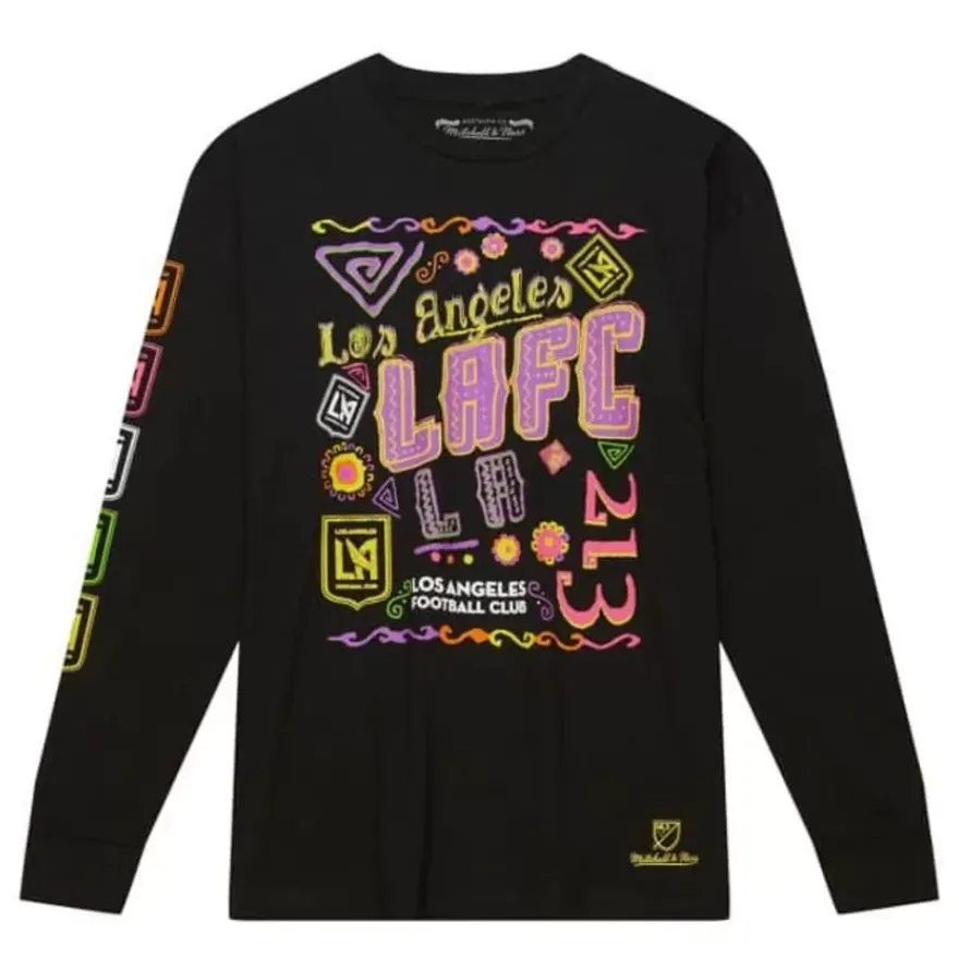 Mitchell & Ness T-Shirts & Tops-Papel Picado Ls Tee Los Angeles Fc