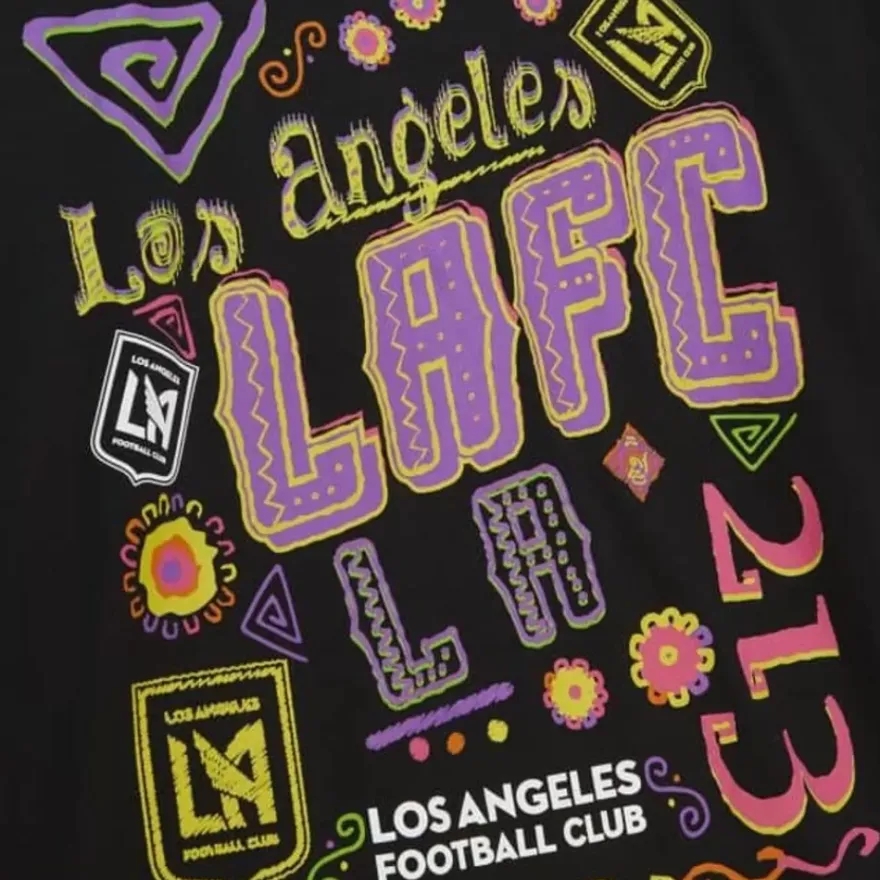 Mitchell & Ness T-Shirts & Tops-Papel Picado Ls Tee Los Angeles Fc