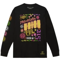 Mitchell & Ness T-Shirts & Tops-Papel Picado Ls Tee Philadelphia Union