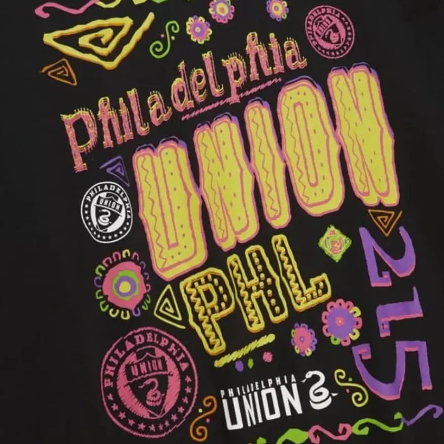 Mitchell & Ness T-Shirts & Tops-Papel Picado Ls Tee Philadelphia Union