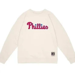 Mitchell & Ness Hoodies & Sweatshirts-Phillies Logo Crew Philadelphia Phillies