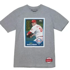 Mitchell & Ness T-Shirts & Tops-Photo Real Doc Hall Tee Philadelphia Phillies Roy Halladay