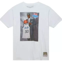 Mitchell & Ness T-Shirts & Tops-Photo Real Draft Day Tee Orlando Magic Shaquille O'Neal