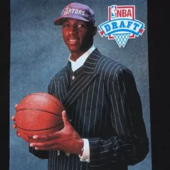 Mitchell & Ness T-Shirts & Tops-Photo Real Draft Day Tee Toronto Raptors Tracy Mcgrady