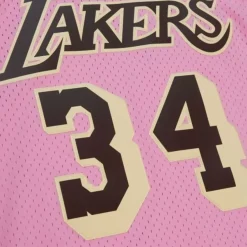 Mitchell & Ness Nba Swingman-Pink Sugar Bacon Swingman Jersey Los Angeles Lakers 1996-97 Shaquille O'Neal