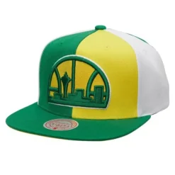 Mitchell & Ness Snapback-Pinwheel Snapback Hwc Seattle Supersonics