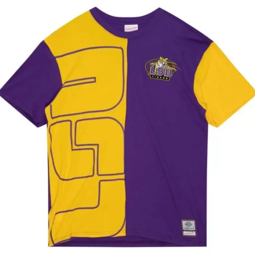 Mitchell & Ness T-Shirts & Tops-Play By Play 2.0 S/S Tee Louisiana State University