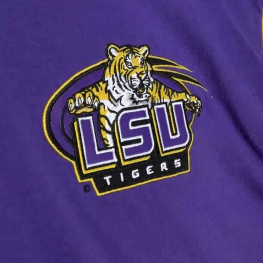 Mitchell & Ness T-Shirts & Tops-Play By Play 2.0 S/S Tee Louisiana State University