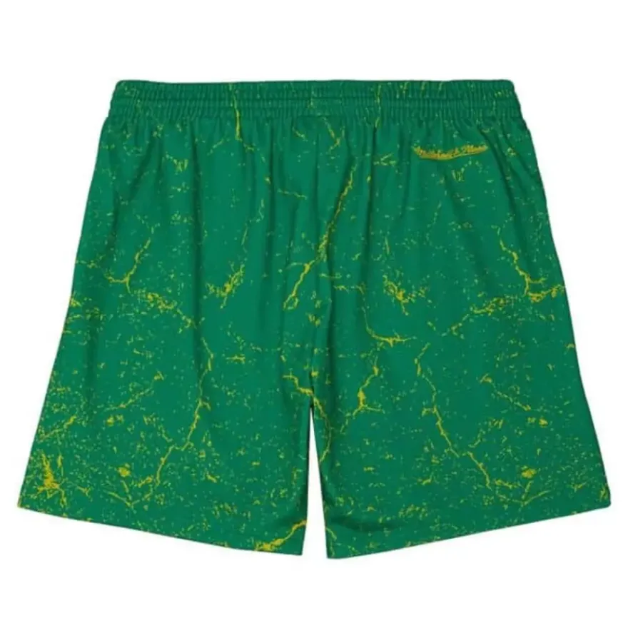 Mitchell & Ness Shorts-Player Burst Mesh Shorts Boston Celtics Larry Bird