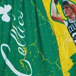 Mitchell & Ness Shorts-Player Burst Mesh Shorts Boston Celtics Larry Bird