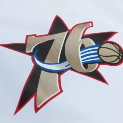 Mitchell & Ness Jackets & Outerwear-Player Burst Warm Up Jacket Philadelphia 76Ers Allen Iverson