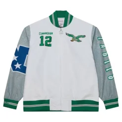 Mitchell & Ness Jackets & Outerwear-Player Burst Warm Up Jacket Philadelphia Eagles Randall Cunningham