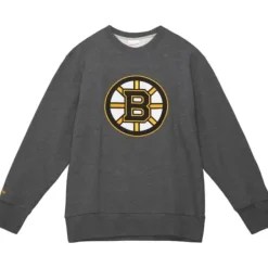 Mitchell & Ness Hoodies & Sweatshirts-Playoff Win 2.0 Crew Boston Bruins