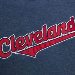 Mitchell & Ness Hoodies & Sweatshirts-Playoff Win 2.0 Crew Cleveland Indians