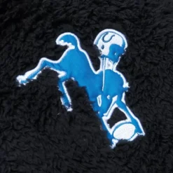 Mitchell & Ness Hoodies & Sweatshirts-Polar Fleece 1/4 Zip Pullover Hoodie Indianapolis Colts