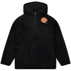 Mitchell & Ness Hoodies & Sweatshirts-Polar Fleece 1/4 Zip Pullover Hoodie Cincinnati Bengals