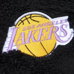 Mitchell & Ness Hoodies & Sweatshirts-Polar Fleece 1/4 Zip Pullover Hoodie Los Angeles Lakers