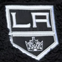 Mitchell & Ness Hoodies & Sweatshirts-Polar Fleece 1/4 Zip Pullover Hoodie Current Logo Los Angeles Kings