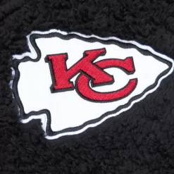 Mitchell & Ness Hoodies & Sweatshirts-Polar Fleece 1/4 Zip Pullover Hoodie Kansas City Chiefs