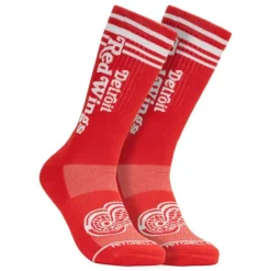 Mitchell & Ness Accessories-Power Play Crew Socks Detroit Red Wings