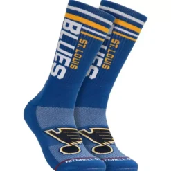Mitchell & Ness Accessories-Power Play Crew Socks St. Louis Blues