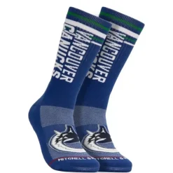 Mitchell & Ness Accessories-Power Play Crew Socks Vancouver Canucks