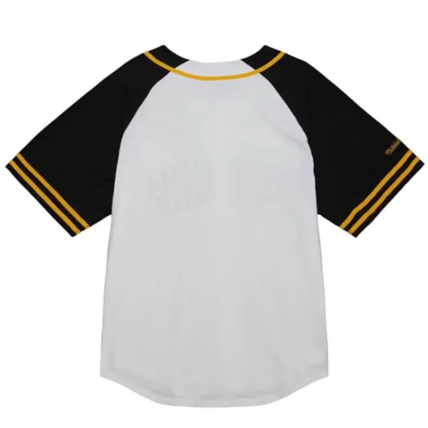 Mitchell & Ness T-Shirts & Tops-Practice Day Button Front Jersey Pittsburgh Penguins