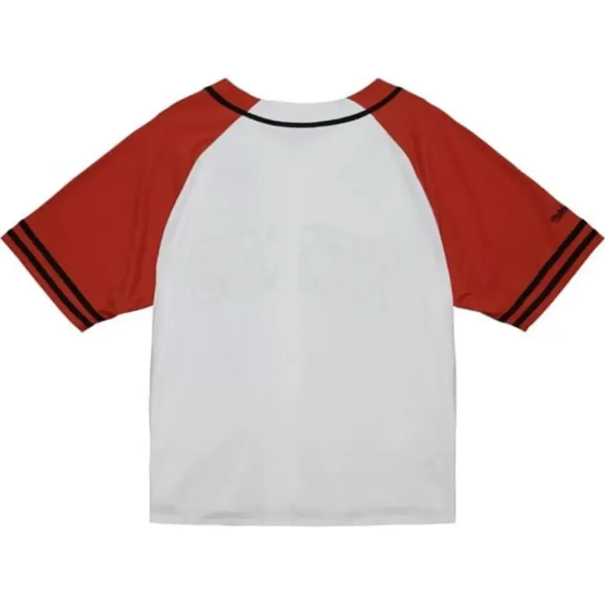 Mitchell & Ness T-Shirts & Tops-Practice Day Button Front Jersey University Of Texas At Austin
