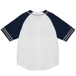 Mitchell & Ness T-Shirts & Tops-Practice Day Button Front Jersey Georgetown University