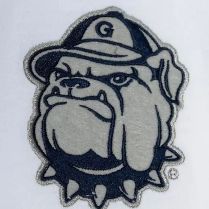 Mitchell & Ness T-Shirts & Tops-Practice Day Button Front Jersey Georgetown University