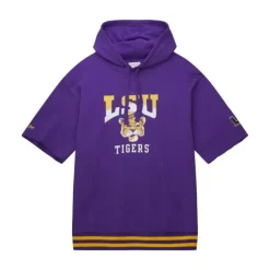Mitchell & Ness Hoodies & Sweatshirts-Pre-Game Ss Fleece Hoodie Louisiana State University