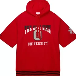 Mitchell & Ness Hoodies & Sweatshirts-Pre-Game Ss Fleece Hoodie Ohio State