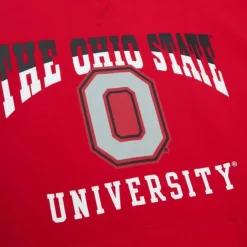 Mitchell & Ness Hoodies & Sweatshirts-Pre-Game Ss Fleece Hoodie Ohio State