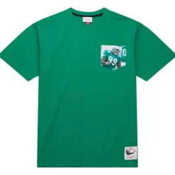Mitchell & Ness T-Shirts & Tops-Premium Pocket Photo Tee Philadelphia Eagles Jerome Brown