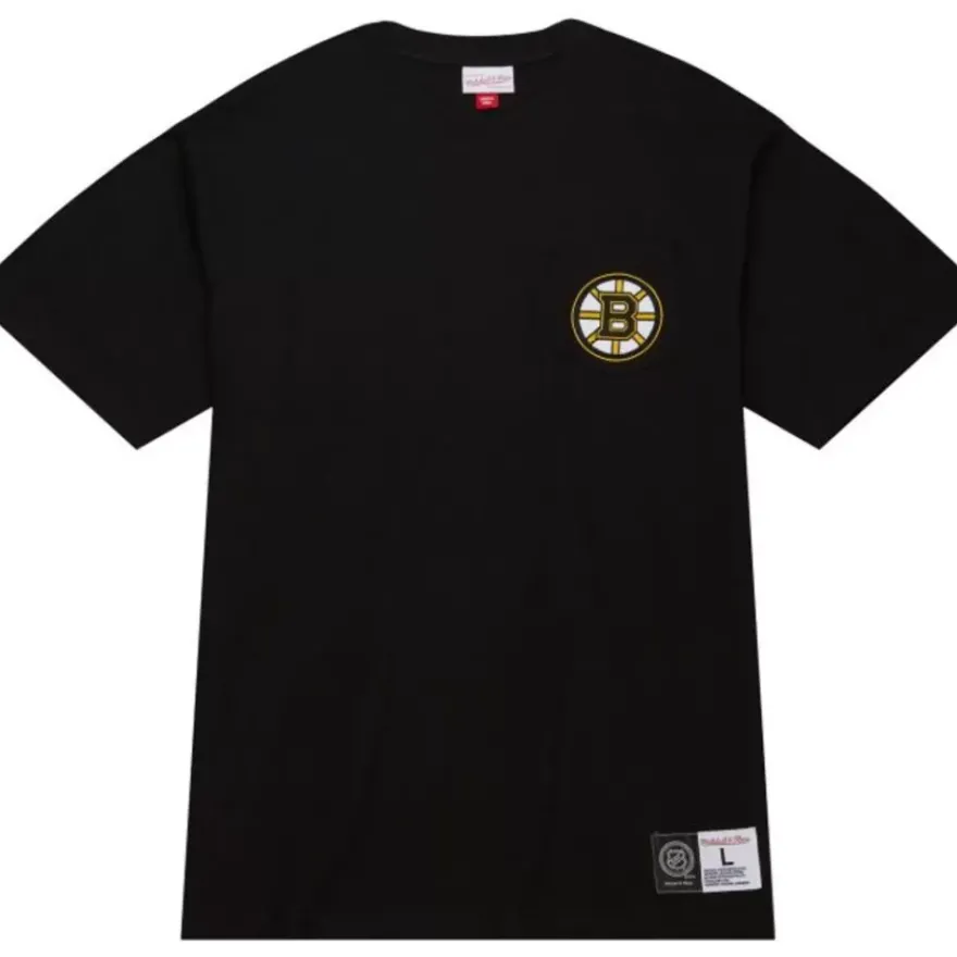Mitchell & Ness T-Shirts & Tops-Premium Pocket Tee Boston Bruins