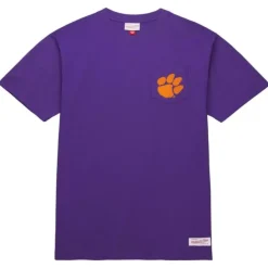 Mitchell & Ness T-Shirts & Tops-Premium Pocket Tee Clemson University
