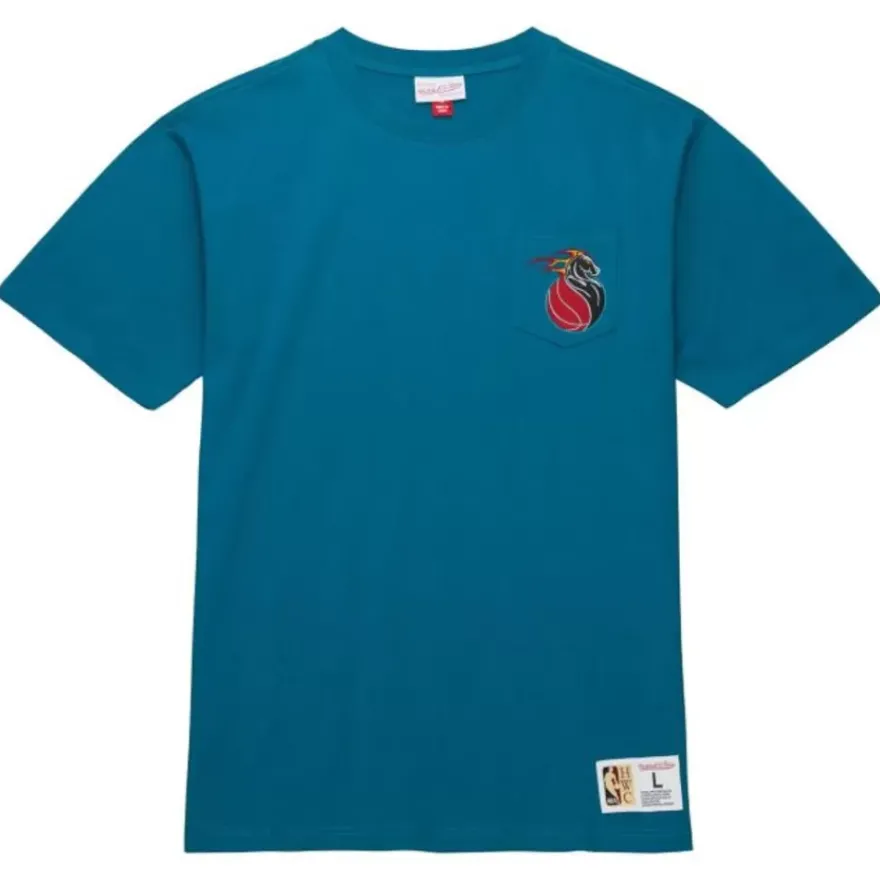 Mitchell & Ness T-Shirts & Tops-Premium Pocket Tee Detroit Pistons