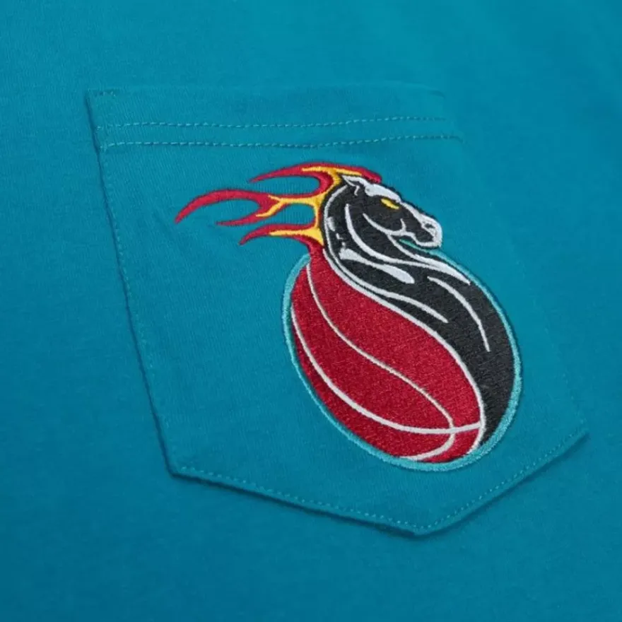 Mitchell & Ness T-Shirts & Tops-Premium Pocket Tee Detroit Pistons