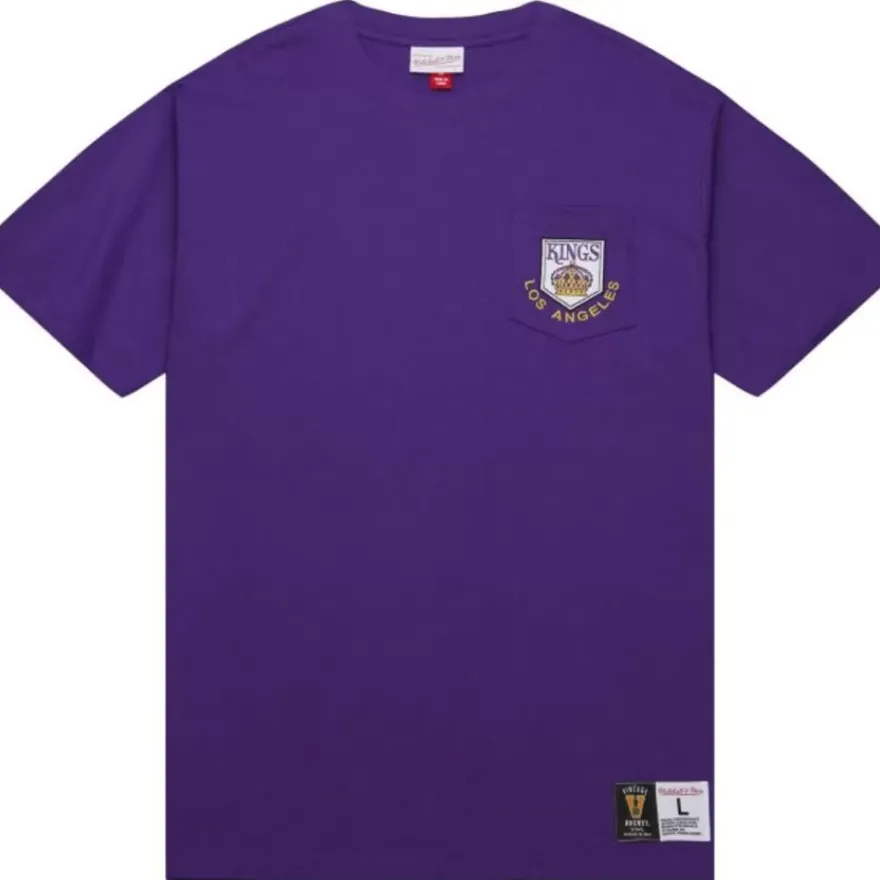 Mitchell & Ness T-Shirts & Tops-Premium Pocket Tee Los Angeles Kings
