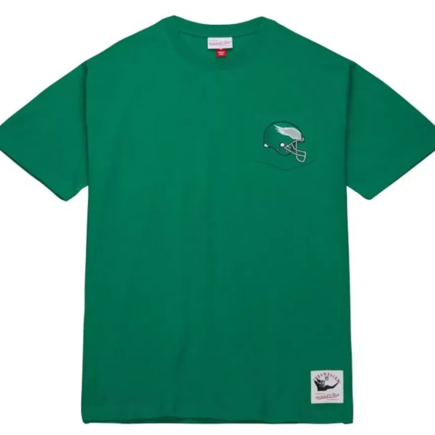 Mitchell & Ness T-Shirts & Tops-Premium Pocket Tee Philadelphia Eagles