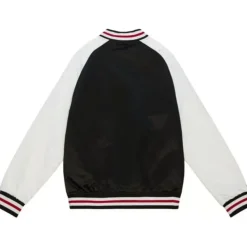 Mitchell & Ness Jackets & Outerwear-Primetime Lightweight Satin Jacket Miami Heat