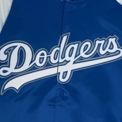 Mitchell & Ness Jackets & Outerwear-Primetime Lightweight Satin Jacket Los Angeles Dodgers