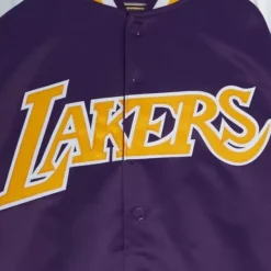 Mitchell & Ness Jackets & Outerwear-Primetime Lightweight Satin Jacket Los Angeles Lakers