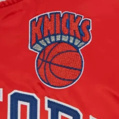 Mitchell & Ness Jackets & Outerwear-Primetime Lightweight Satin Jacket New York Knicks