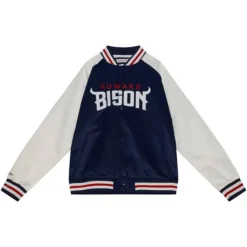 Mitchell & Ness Jackets & Outerwear-Primetime Lightweight Satin Jacket Howard University