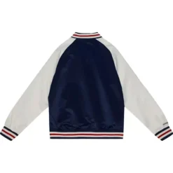 Mitchell & Ness Jackets & Outerwear-Primetime Lightweight Satin Jacket Howard University